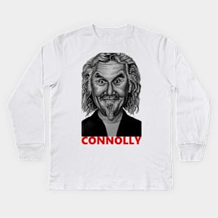 Billy Connolly - Illustration / caricature Kids Long Sleeve T-Shirt